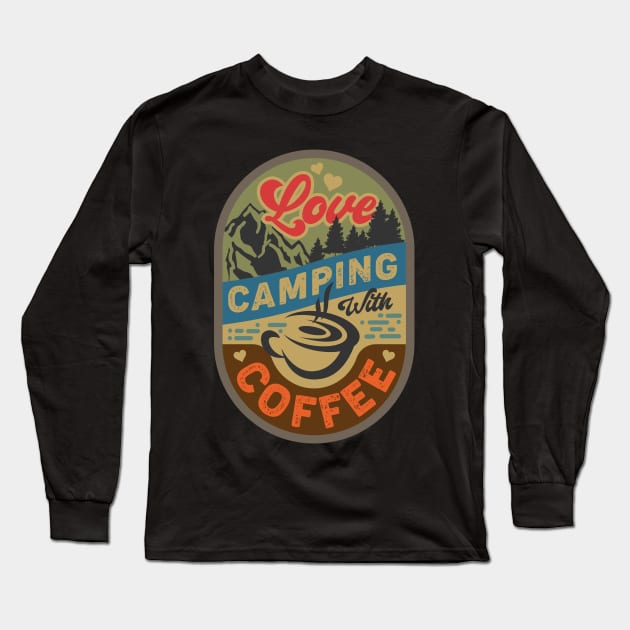 Love coffee Long Sleeve T-Shirt by Myartstor 